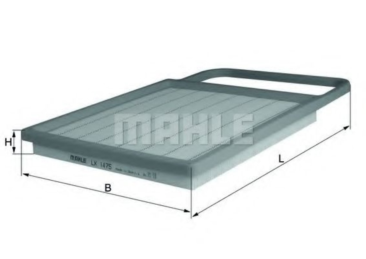 Filtru aer VW POLO (9N) (2001 - 2012) MAHLE ORIGINAL LX 1475 piesa NOUA