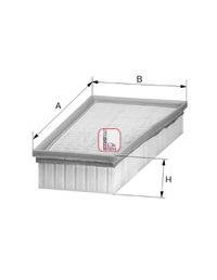 Filtru aer VW POLO (9N) (2001 - 2012) SOFIMA S 3369 A piesa NOUA