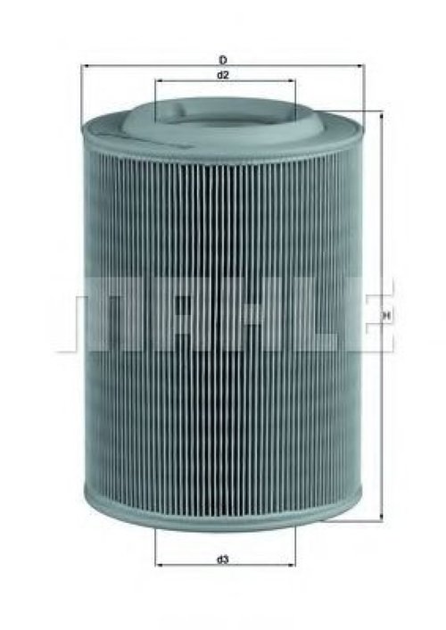 Filtru aer VW TRANSPORTER IV caroserie (70XA) (1990 - 2003) MAHLE ORIGINAL LX 314 piesa NOUA