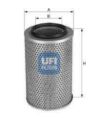 Filtru aer VW TRANSPORTER IV platou / sasiu (70XD) (1990 - 2003) UFI 27.982.00 piesa NOUA