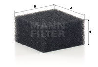 Filtru, aerisire bloc motor (LC5006 MANN-FILTER) FORD,FORD AUSTRALIA,VOLVO