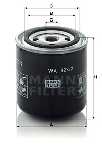 Filtru agent frigorific (WA9232 MANN-FILTER) NEOPLAN,SCANIA