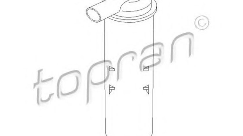 Filtru carbune activ, aerisire rezervor VW PASSAT Variant (3A5, 35I) (1988 - 1997) TOPRAN 111 022 piesa NOUA