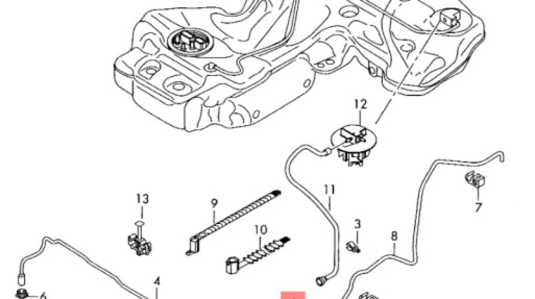 Filtru carbune activ Audi A5 (8T3) Sportback Coupe 2009 OEM 8K0201799G