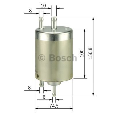 Filtru combustibil (0450905968 BOSCH) MERCEDES-BENZ