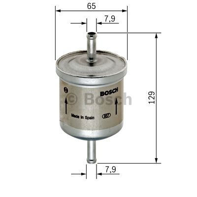 Filtru combustibil (0450905974 BOSCH) HYUNDAI