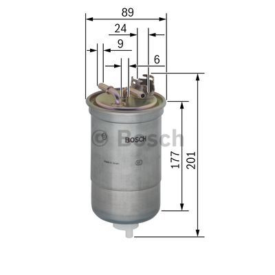 Filtru combustibil (0450906281 BOSCH) VW