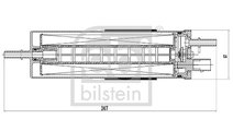 Filtru combustibil (174039 FEBI BILSTEIN) VOLVO