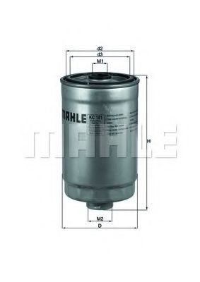 Filtru combustibil ALFA ROMEO 156 (932) (1997 - 2005) MAHLE ORIGINAL KC 181 piesa NOUA