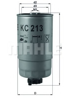Filtru combustibil ALFA ROMEO 156 Sportwagon (932) (2000 - 2006) MAHLE ORIGINAL KC 213 piesa NOUA