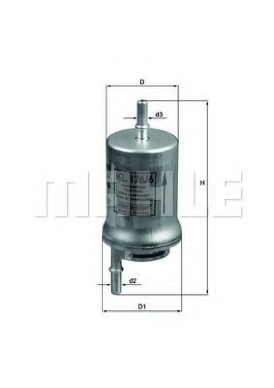 Filtru combustibil AUDI A3 (8P1) (2003 - 2012) KNECHT KL 176/6D piesa NOUA