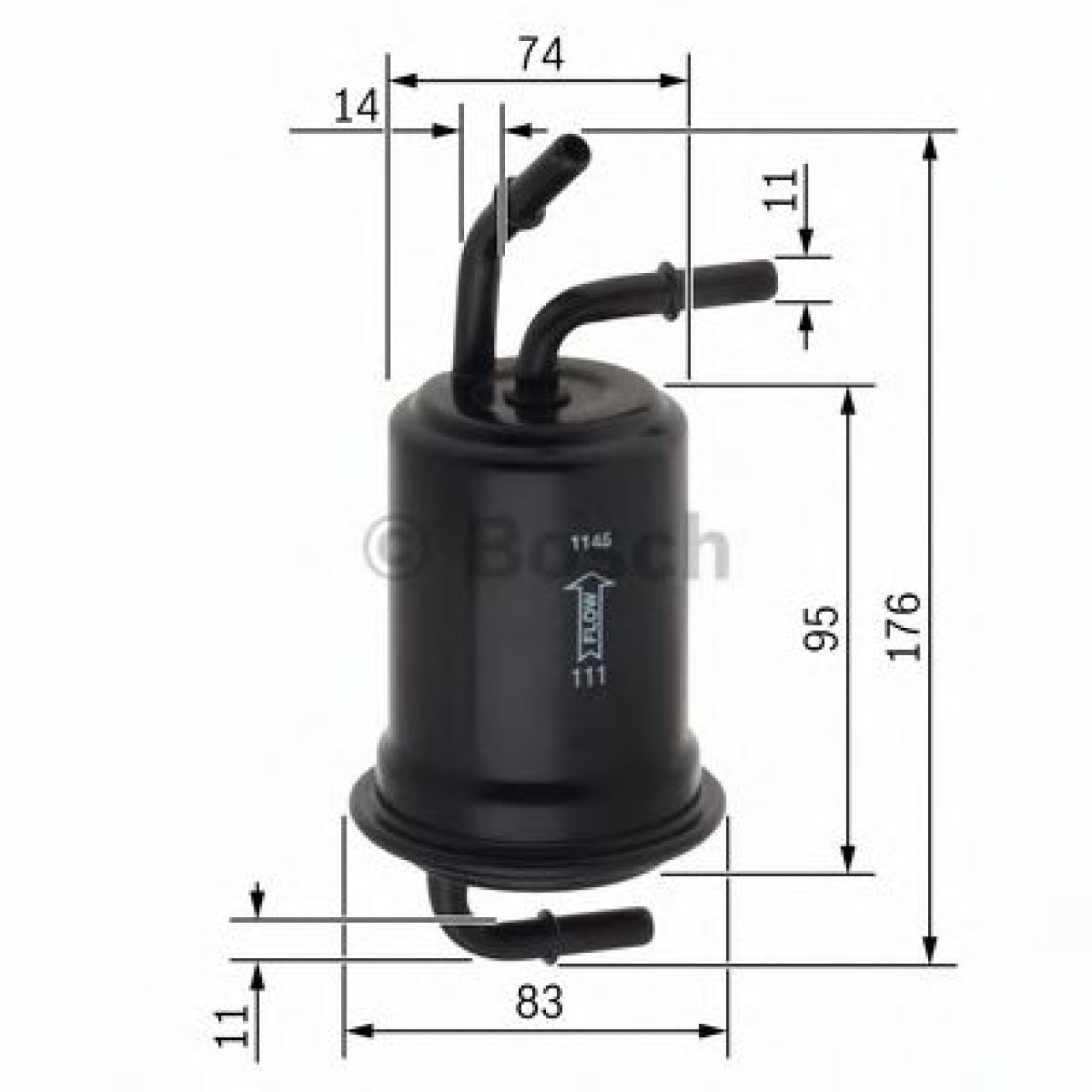 Filtru combustibil AUDI A4 (8EC, B7) (2004 - 2008) BOSCH F 026 403 012 piesa NOUA