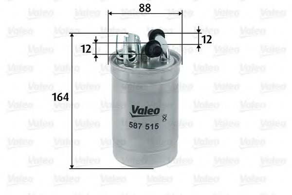 Filtru combustibil AUDI A4 (8EC, B7) (2004 - 2008) VALEO 587515 piesa NOUA