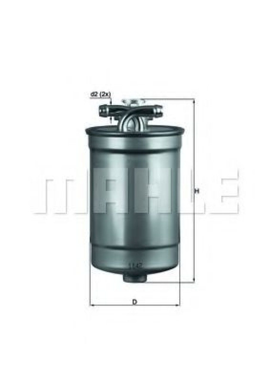 Filtru combustibil AUDI A4 Avant (8ED, B7) (2004 - 2008) MAHLE ORIGINAL KL 554D piesa NOUA