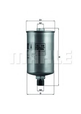 Filtru combustibil AUDI A6 (4A, C4) (1994 - 1997) KNECHT KL 88 piesa NOUA