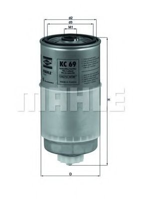 Filtru combustibil AUDI A6 (4A, C4) (1994 - 1997) KNECHT KC 69 piesa NOUA
