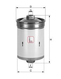 Filtru combustibil AUDI A6 (4A, C4) (1994 - 1997) SOFIMA S 1502 B piesa NOUA
