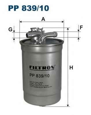 Filtru combustibil AUDI A6 (4F2, C6) (2004 - 2011) FILTRON PP839/10 piesa NOUA