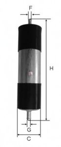 Filtru combustibil AUDI A6 (4F2, C6) (2004 - 2011) SOFIMA S 1921 B piesa NOUA