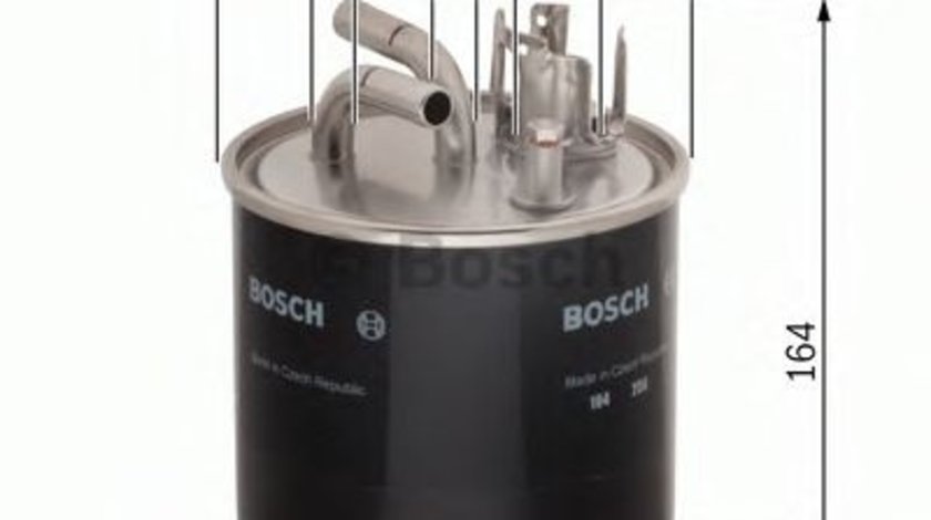 Filtru combustibil AUDI A8 (4D2, 4D8) (1994 - 2002) BOSCH 0 986 450 509 piesa NOUA