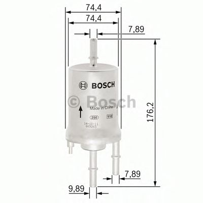 Filtru combustibil AUDI A8 (4E) (2002 - 2010) BOSCH F 026 403 003 piesa NOUA