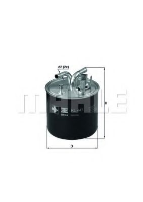 Filtru combustibil AUDI A8 (4E) (2002 - 2010) KNECHT KL 447 piesa NOUA