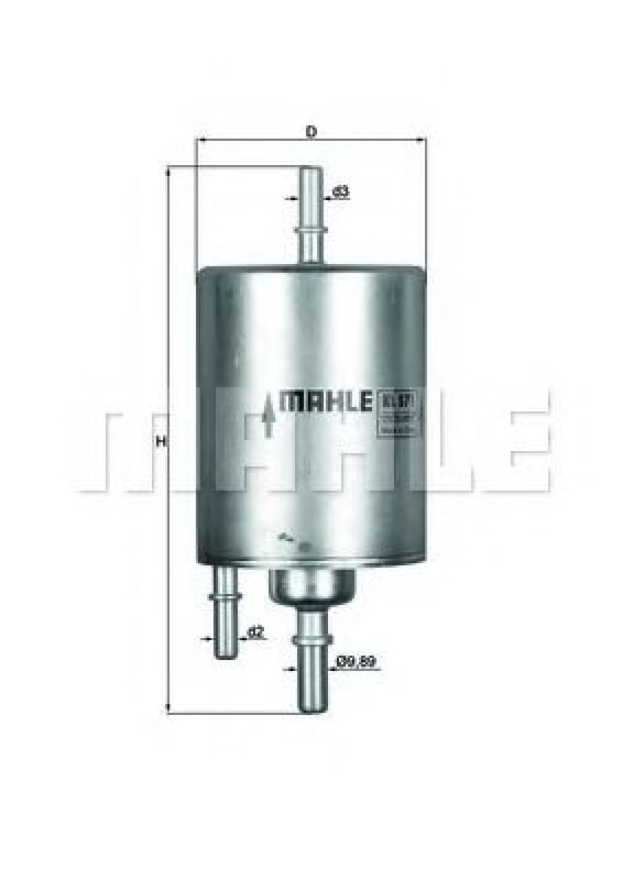 Filtru combustibil AUDI A8 (4E) (2002 - 2010) KNECHT KL 571 piesa NOUA