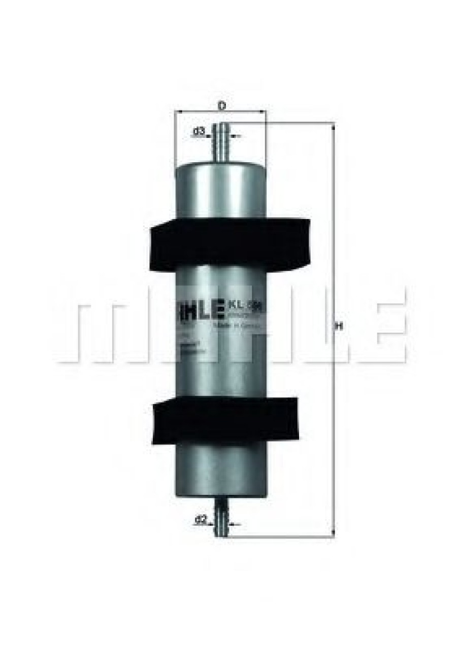 Filtru combustibil AUDI A8 (4H) (2009 - 2016) MAHLE ORIGINAL KL 596 piesa NOUA