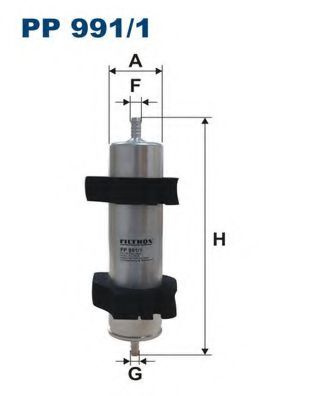 Filtru combustibil AUDI Q5 (8R) (2008 - 2016) FILTRON PP991/1 piesa NOUA