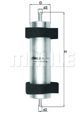 Filtru combustibil AUDI Q5 (8R) (2008 - 2016) KNECHT KL 916 piesa NOUA