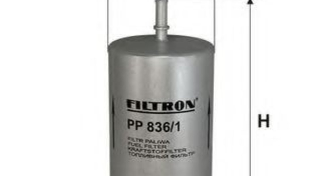 Filtru combustibil AUDI TT (8N3) (1998 - 2006) FILTRON PP836/1 piesa NOUA