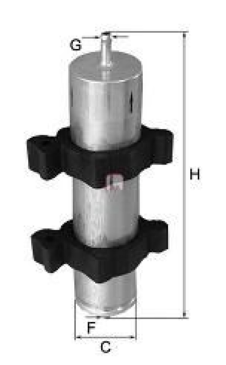 Filtru combustibil BMW Seria 3 Cabriolet (E46) (2000 - 2007) SOFIMA S 1824 B piesa NOUA