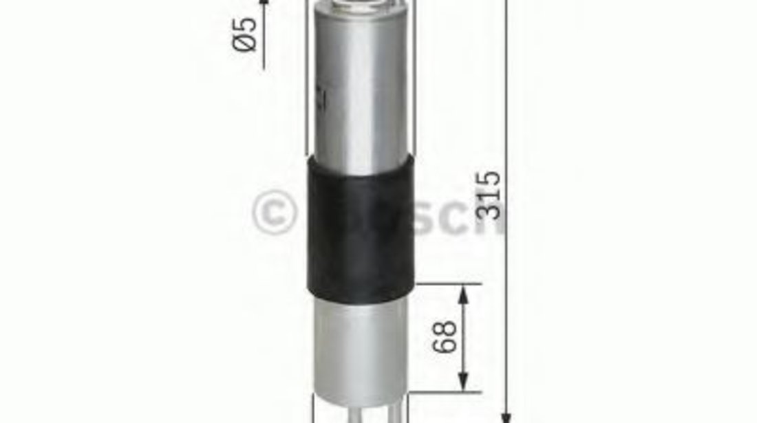 Filtru combustibil BMW Seria 3 Cabriolet (E46) (2000 - 2007) BOSCH 0 450 905 952 piesa NOUA