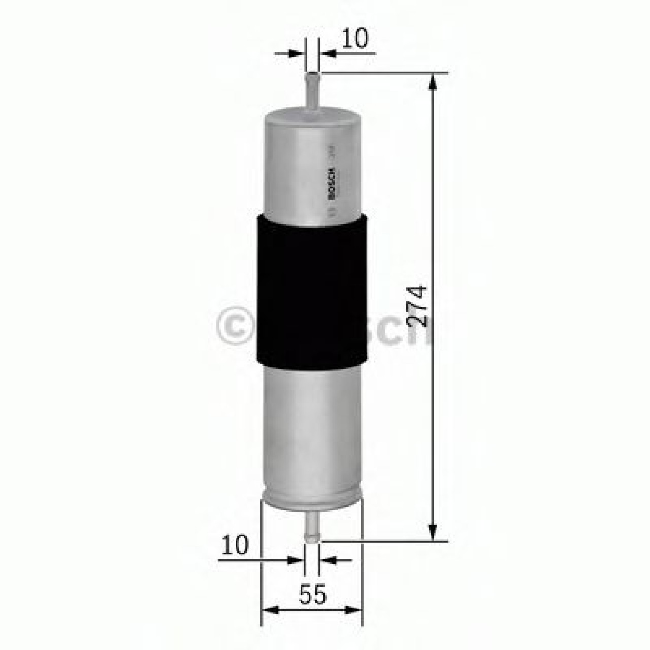 Filtru combustibil BMW Seria 3 (E46) (1998 - 2005) BOSCH 0 450 906 450 piesa NOUA