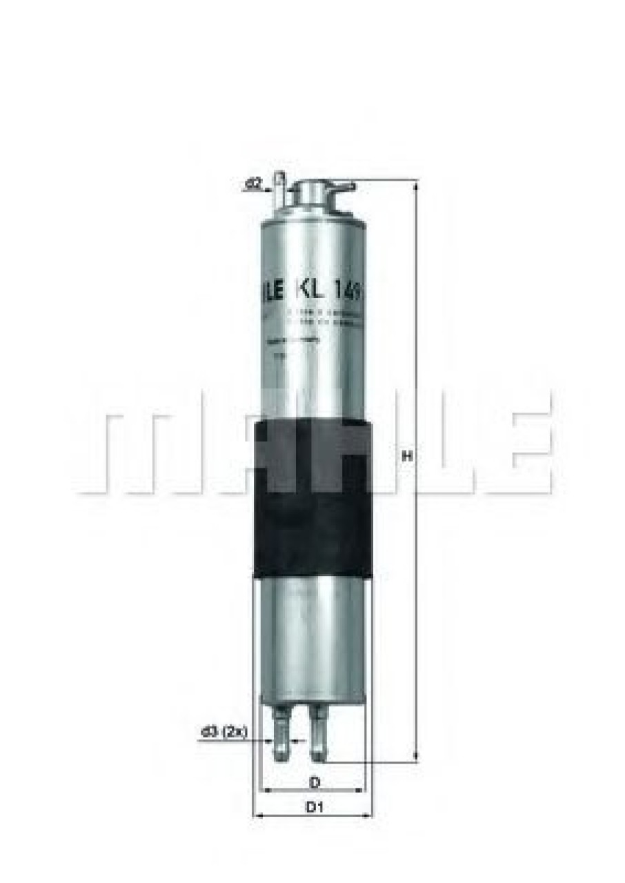 Filtru combustibil BMW Seria 3 Touring (E46) (1999 - 2005) MAHLE ORIGINAL KL 149 piesa NOUA