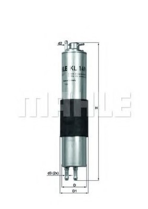 Filtru combustibil BMW Seria 3 Touring (E46) (1999 - 2005) MAHLE ORIGINAL KL 149 piesa NOUA