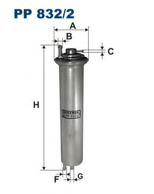 Filtru combustibil BMW Seria 5 (E39) (1995 - 2003) FILTRON PP832/2 piesa NOUA