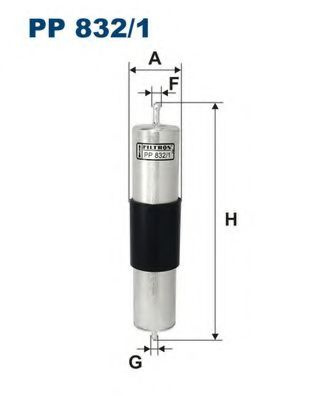 Filtru combustibil BMW Seria 5 (E39) (1995 - 2003) FILTRON PP832/1 piesa NOUA