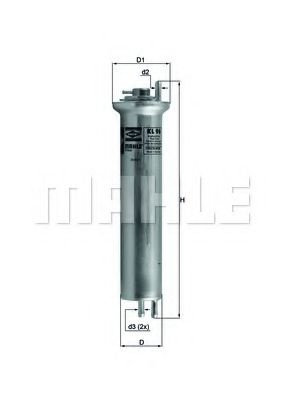 Filtru combustibil BMW Seria 5 Touring (E39) (1997 - 2004) MAHLE ORIGINAL KL 96 piesa NOUA