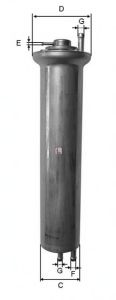 Filtru combustibil BMW Seria 7 (E38) (1994 - 2001) SOFIMA S 1924 B piesa NOUA