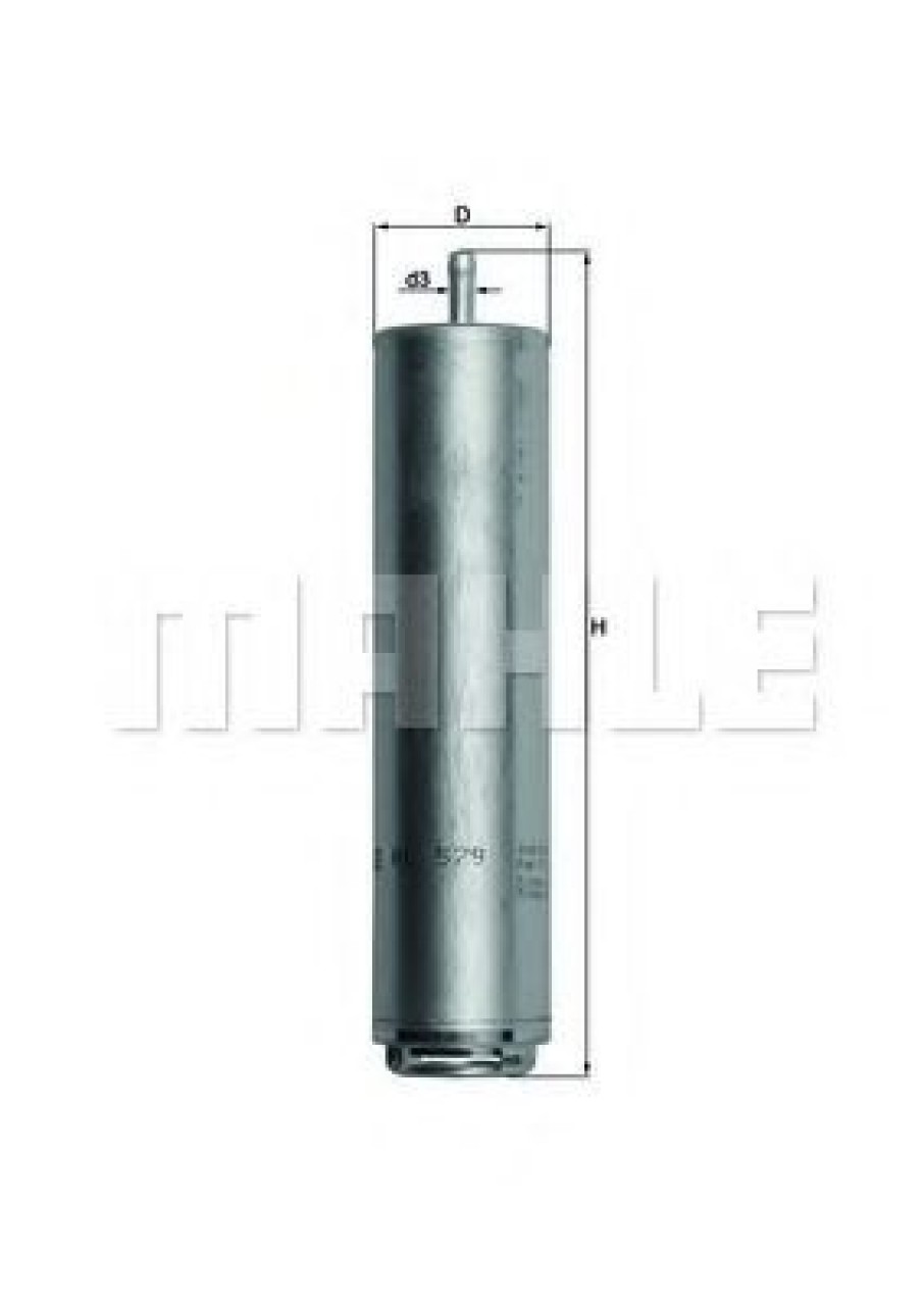 Filtru combustibil BMW X3 (E83) (2004 - 2011) MAHLE ORIGINAL KL 579D piesa NOUA
