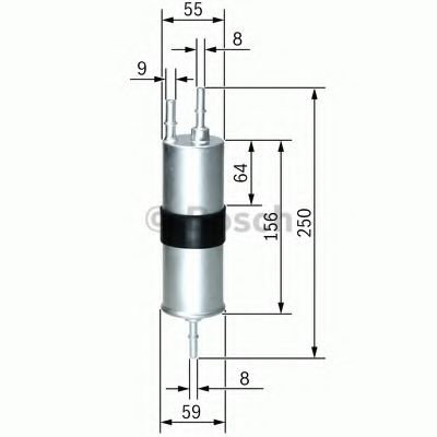 Filtru combustibil BMW X3 (F25) (2010 - 2016) BOSCH F 026 403 754 piesa NOUA