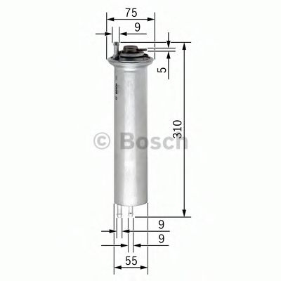 Filtru combustibil BMW X5 (E53) (2000 - 2006) BOSCH 0 450 905 960 piesa NOUA