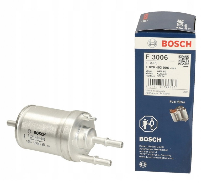 Filtru Combustibil Bosch Skoda Fabia 2 2006-2014 F 026 403 006