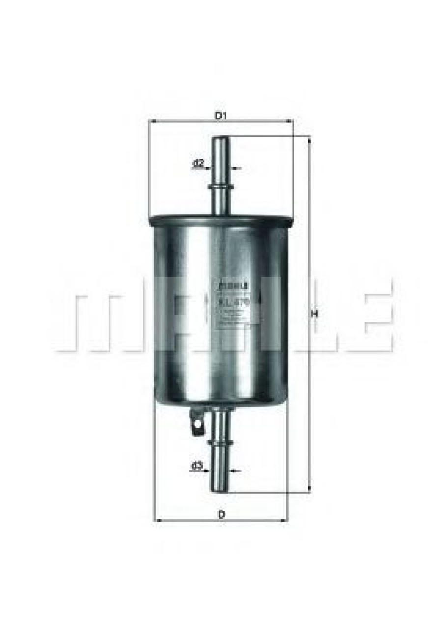 Filtru combustibil CHEVROLET SPARK (M300) (2009 - 2016) MAHLE ORIGINAL KL 470 piesa NOUA