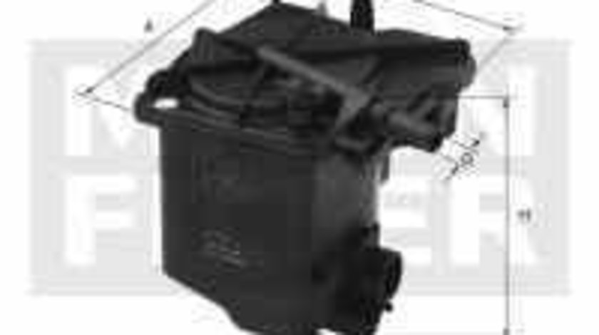filtru combustibil CITROËN C4 I LC MANN-FILTER WK 939/2 z
