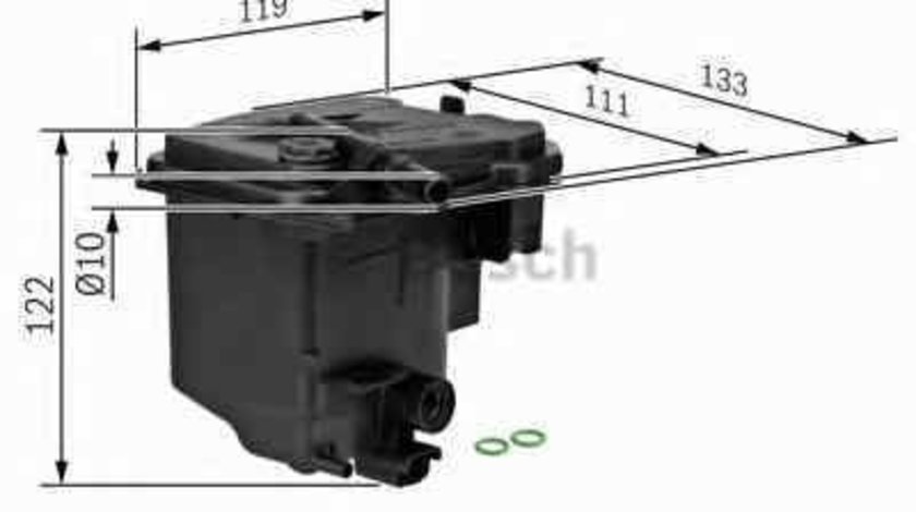 filtru combustibil CITROËN C4 limuzina BOSCH 0 450 907 006