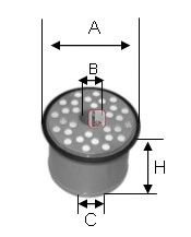 Filtru combustibil CITROEN BERLINGO (MF) (1996 - 2016) SOFIMA S 0910 NC piesa NOUA