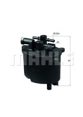 Filtru combustibil CITROEN C-CROSSER (EP) (2007 - 2016) KNECHT KL 581 piesa NOUA