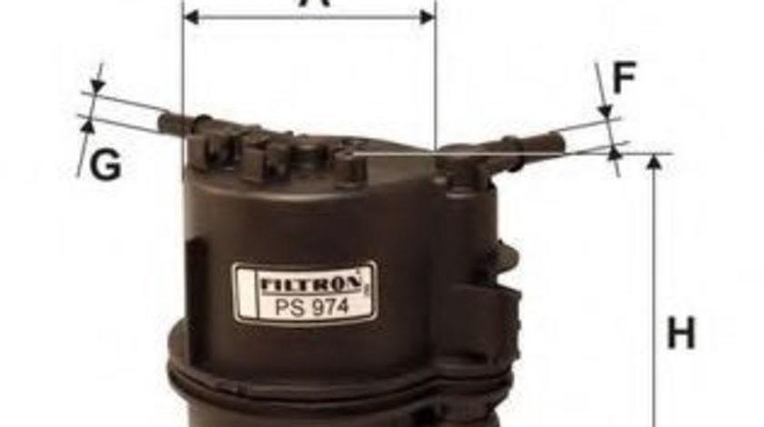 Filtru combustibil CITROEN C1 (PM, PN) (2005 - 2016) FILTRON PS974 piesa NOUA